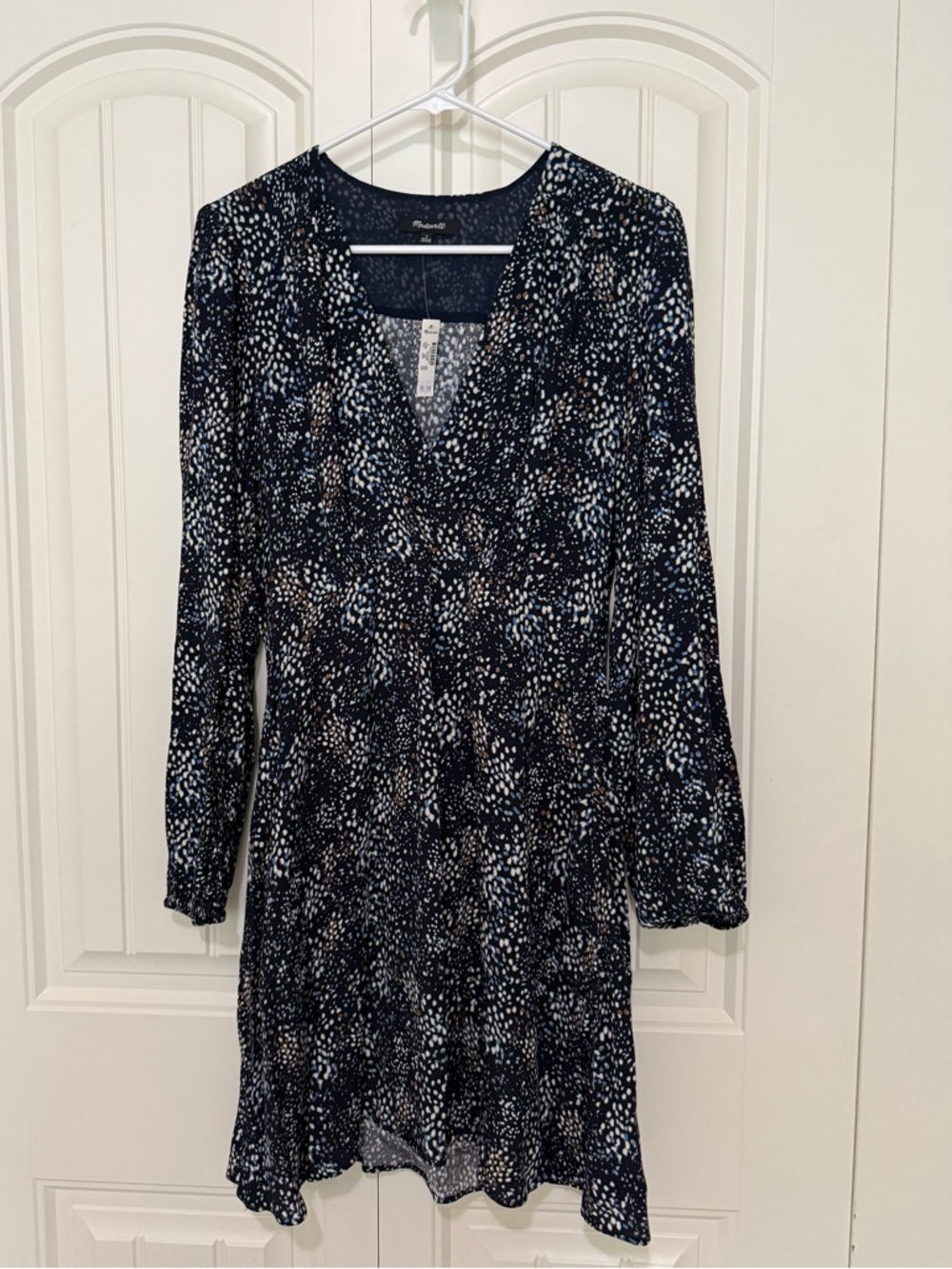 Madewell Faux Wrap Midi Dress in Floral